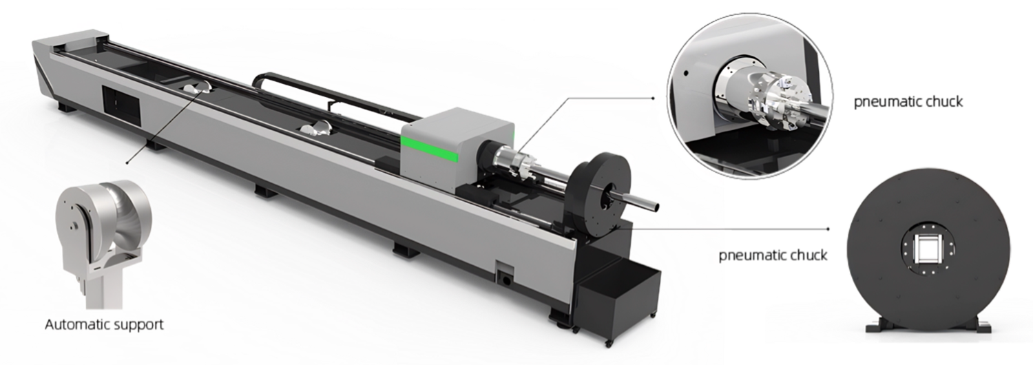 Découpeur laser de tubes